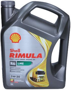 Moottoriöljy Rimula R6 LME, 5W-30, 5 l, Shell