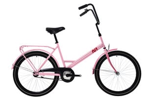 N1 Combi 24” polkupyörä, vaaleanpunainen