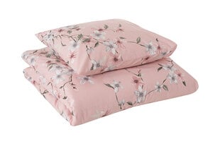 Tekstiilikompanii Blossom - pussilakanasetti, vaaleanpunainen, 150 x 210 cm + tyynyliina 50 x 60 cm