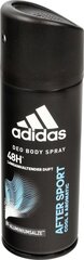 Adidas After Sport suihkedeodorantti mihelle 150 ml