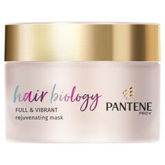 Pantene Biology Full & Vibrant -hiusnaamio vaurioituneille hiuksille, 160 ml