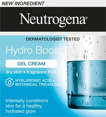 Geelikasvovoide kuivalle iholle Neutrogena Hydro Boost, 50 ml.