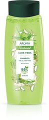 Aloe Veraa sisältävä shampoo Aroma natural kaikille hiustyypeille 500 ml