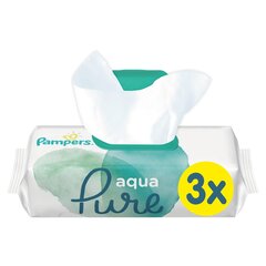 PAMPERS Aqua Pure -puhdistusliinat, 3 x 48 kpl