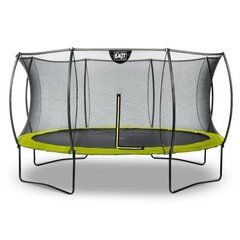 EXIT Silhouette -trampoliini, 427 cm x 183 cm + kaupan päälle turvaverkko ja pehmustettu