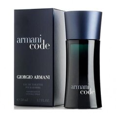 Giorgio Armani Code Homme EDT Miehille 50 ml