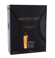 Orofluido-sarja: vartalovoide 200 ml + hiusseerumi 100 ml