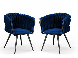 -2-tuolisetetti Cosmopolitan Design Shirley, sininen