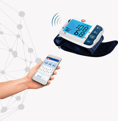 PIC MobileRapid Wrist verenpainemittari (automaattinen käsivarressa, BT-liitännällä)