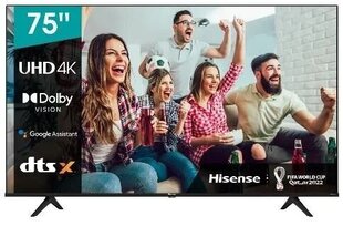 Hisense 75" Ultra HD LCD Smart televisio 75A6G