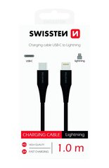 Swissten Basic Universal Quick Charge, USB-C, Lightning, 1 m