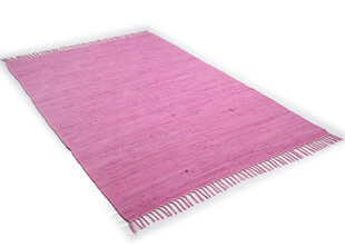 Puuvillamatto Happy Cotton, vaaleanpunainen, 60 x 120 cm