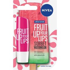 Huulipuna Nivea Fruit Up Your Lips, 5,5 ml, Sorbetti Vesimeloni