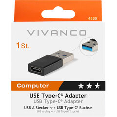 Vivanco USB-C-sovitin - USB-A 3.1 (45351)