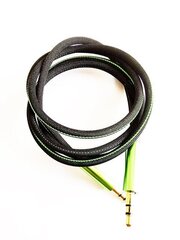 Mocco Textile Premium AUX Cable 3.5 mm -> 3.5 mm 1M Green
