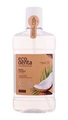 Kookoksen makuinen monikäyttöinen suuvesi Ecodenta Cosmos Organic 500 ml.