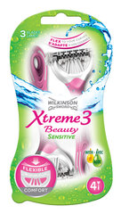 Kertakäyttöiset karvanpoistohöylät naisille Wilkinson Sword Xtreme 3 Beauty Sensitive, 4 kpl