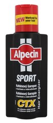 Kofeiini Shampoo hiuksille Alpecin Sport Coffein CTX miehille 250 ml