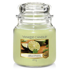 Tuoksukynttilä Yankee Candle Lime and Coriander 411 g